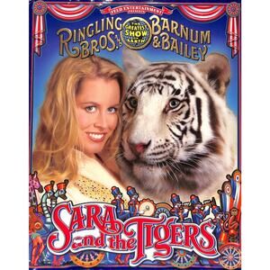 Ringling Bros and Barnum and Bailey Program - Sara and the Tiger - 2000